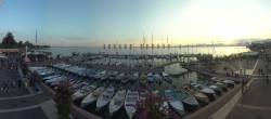 Archiv Foto Webcam Gardasee - Bardolino Hafen 19:00