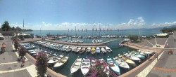 Archiv Foto Webcam Gardasee - Bardolino Hafen 13:00