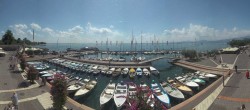 Archiv Foto Webcam Gardasee - Bardolino Hafen 15:00