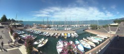 Archiv Foto Webcam Gardasee - Bardolino Hafen 09:00