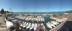 Archiv Foto Webcam Gardasee - Bardolino Hafen 09:00