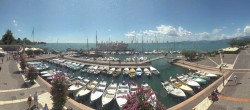 Archiv Foto Webcam Gardasee - Bardolino Hafen 13:00