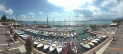 Archiv Foto Webcam Gardasee - Bardolino Hafen 15:00