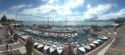 Archiv Foto Webcam Gardasee - Bardolino Hafen 15:00
