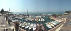 Archiv Foto Webcam Gardasee - Bardolino Hafen 11:00