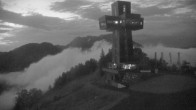 Archived image Webcam at the Buchensteinwand in Tyrol -Point of interest Jakobskreuz 22:00