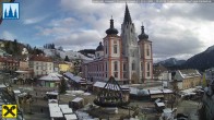 Archiv Foto Webcam Hauptplatz in Mariezell mit Basilika 11:00