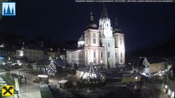 Archiv Foto Webcam Hauptplatz in Mariezell mit Basilika 06:00