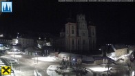 Archiv Foto Webcam Hauptplatz in Mariezell mit Basilika 01:00