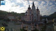 Archiv Foto Webcam Hauptplatz in Mariezell mit Basilika 05:00