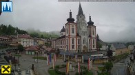 Archiv Foto Webcam Hauptplatz in Mariezell mit Basilika 06:00