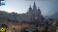 Archiv Foto Webcam Hauptplatz in Mariezell mit Basilika 03:00