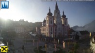 Archiv Foto Webcam Hauptplatz in Mariezell mit Basilika 05:00