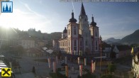 Archiv Foto Webcam Hauptplatz in Mariezell mit Basilika 05:00