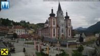 Archiv Foto Webcam Hauptplatz in Mariezell mit Basilika 07:00