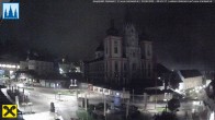 Archiv Foto Webcam Hauptplatz in Mariezell mit Basilika 23:00