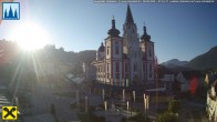 Archiv Foto Webcam Hauptplatz in Mariezell mit Basilika 06:00