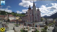 Archiv Foto Webcam Hauptplatz in Mariezell mit Basilika 11:00