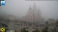 Archiv Foto Webcam Hauptplatz in Mariezell mit Basilika 08:00