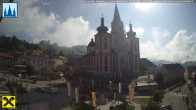 Archiv Foto Webcam Hauptplatz in Mariezell mit Basilika 09:00