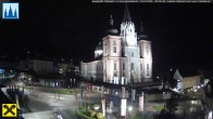 Archiv Foto Webcam Hauptplatz in Mariezell mit Basilika 03:00