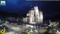 Archiv Foto Webcam Hauptplatz in Mariezell mit Basilika 05:00