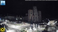 Archiv Foto Webcam Hauptplatz in Mariezell mit Basilika 03:00