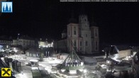 Archiv Foto Webcam Hauptplatz in Mariezell mit Basilika 23:00