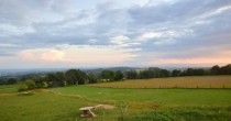 Archiv Foto Webcam Panoramablick Vogelschmiede auf der Herchenhainer Höhe 19:00