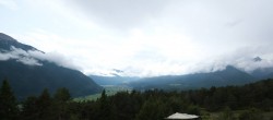 Archiv Foto Webcam Tarrenz - Blick vom Kappakreuz auf Imst 13:00