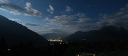 Archiv Foto Webcam Tarrenz - Blick vom Kappakreuz auf Imst 23:00