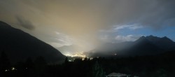 Archiv Foto Webcam Tarrenz - Blick vom Kappakreuz auf Imst 01:00