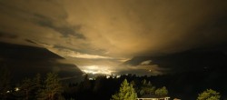 Archiv Foto Webcam Tarrenz - Blick vom Kappakreuz auf Imst 23:00
