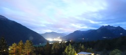 Archiv Foto Webcam Tarrenz - Blick vom Kappakreuz auf Imst 19:00