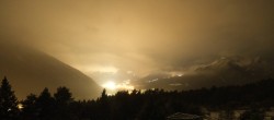 Archiv Foto Webcam Tarrenz - Blick vom Kappakreuz auf Imst 23:00