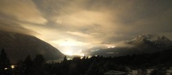 Archiv Foto Webcam Tarrenz - Blick vom Kappakreuz auf Imst 01:00