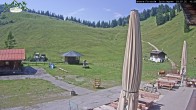 Archiv Foto Webcam Spitzingsee - Sonnenterrasse Untere Firstalm 09:00