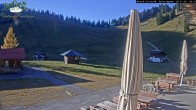 Archiv Foto Webcam Spitzingsee - Sonnenterrasse Untere Firstalm 08:00