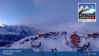 Archiv Foto Webcam Aletsch Arena: Blick auf die Fiescheralp 06:00