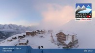 Archiv Foto Webcam Aletsch Arena: Blick auf die Fiescheralp 07:00