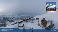 Archiv Foto Webcam Aletsch Arena: Blick auf die Fiescheralp 08:00