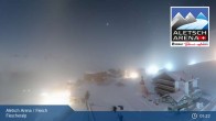 Archiv Foto Webcam Aletsch Arena: Blick auf die Fiescheralp 04:00