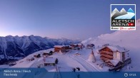 Archiv Foto Webcam Aletsch Arena: Blick auf die Fiescheralp 06:00