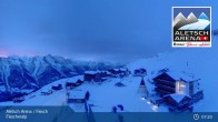 Archiv Foto Webcam Aletsch Arena: Blick auf die Fiescheralp 06:00