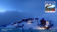 Archiv Foto Webcam Aletsch Arena: Blick auf die Fiescheralp 06:00