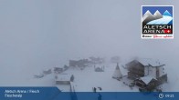 Archiv Foto Webcam Aletsch Arena: Blick auf die Fiescheralp 08:00