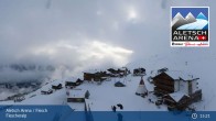 Archiv Foto Webcam Aletsch Arena: Blick auf die Fiescheralp 14:00