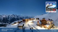 Archiv Foto Webcam Aletsch Arena: Blick auf die Fiescheralp 04:00