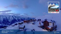 Archiv Foto Webcam Aletsch Arena: Blick auf die Fiescheralp 07:00