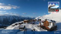 Archiv Foto Webcam Aletsch Arena: Blick auf die Fiescheralp 08:00